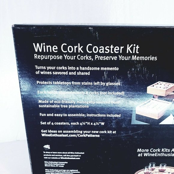 Wine Cork Coaster Kit - Repurpose your Corks - Picture 3 of 7
